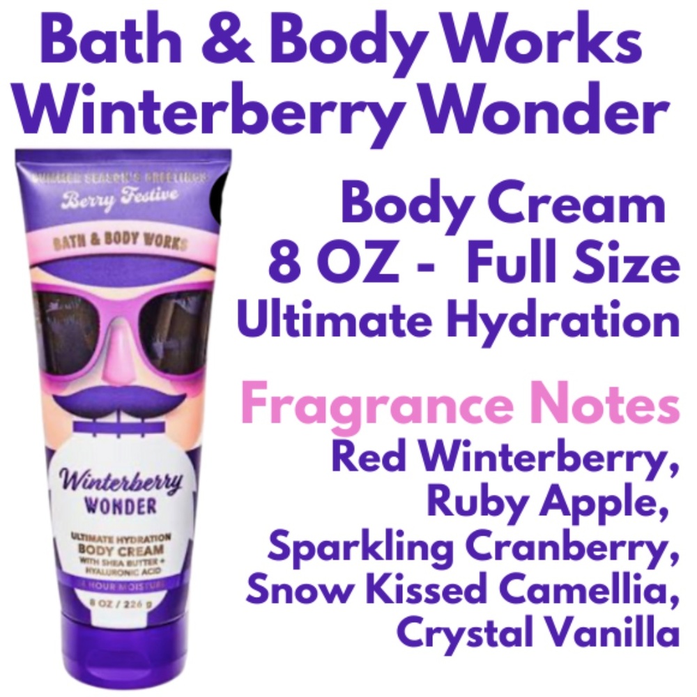 Bath & Body Works - Winterberry Wonder - Ultimate Hydration Body Cream